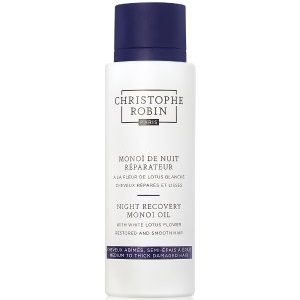 Christophe Robin Night Recovery Monoi Oil with White Lotus Flower Haaröl