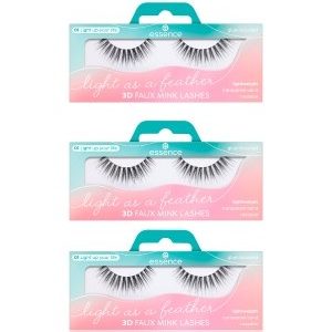 essence Light as a feather 3D faux mink lashes 01 - 3er Set Wimpern