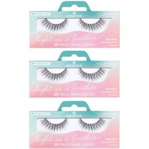 essence Light as a feather 3D faux mink lashes 02 - 3er Set Wimpern