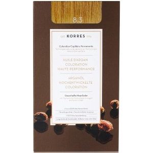 KORRES Arganöl Hochentwickelte Haarcoloration Golden Honey Light Blonde / Honigblond 8.3 Haarfarbe