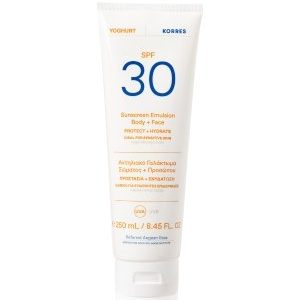 KORRES YOGHURT Sonnenschutz-Emulsion für Körper und Gesicht SPF30 Sonnenmilch