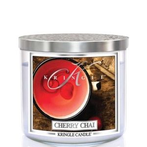 Kringle Candle Soy Jar Cherry Chai Duftkerze