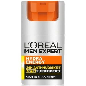 L'Oréal Men Expert Hydra Energy 24H Anti-Müdigkeit Feuchtigkeitspflege mit LSF15 Gesichtscreme