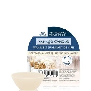 Yankee Candle Soft Wool & Amber Wax Melt Single Duftkerze