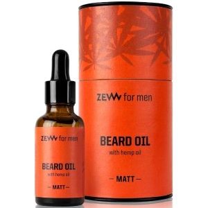 ZEW for Men Beard Oil with hemp oil Matt Bartöl