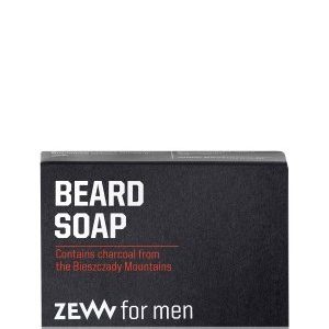 ZEW for Men Beard Soap with charcoal Bartshampoo