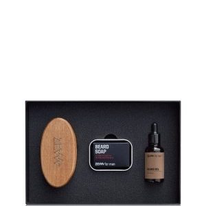 ZEW for Men Simple Lumberjack with matt hemp oil Bartpflegeset